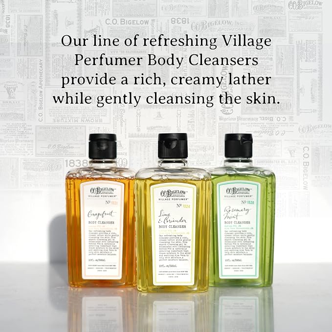 C.O. Bigelow Rosemary Mint Body Wash, Village Perfumer Moisturizing Body Wash - Image 7