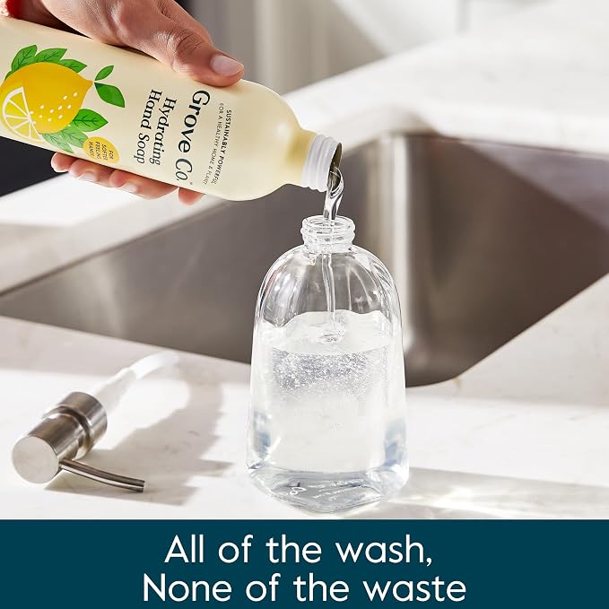 Grove Co. Hydrating Gel Hand Soap Refills | Plastic-Free Liquid Hand Soap - Image 5