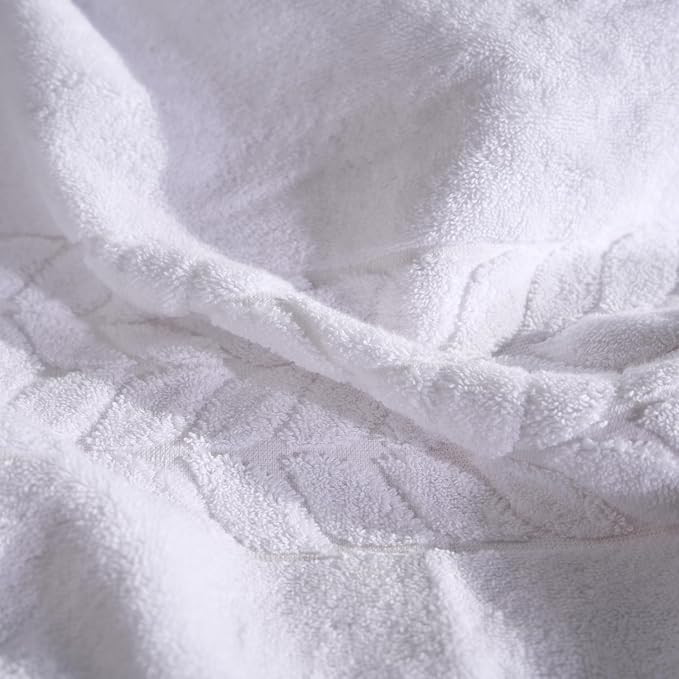 BAGNO MILANO Organic Turkish Cotton Bath Towels, Luxury Jacquard Collection - Image 5