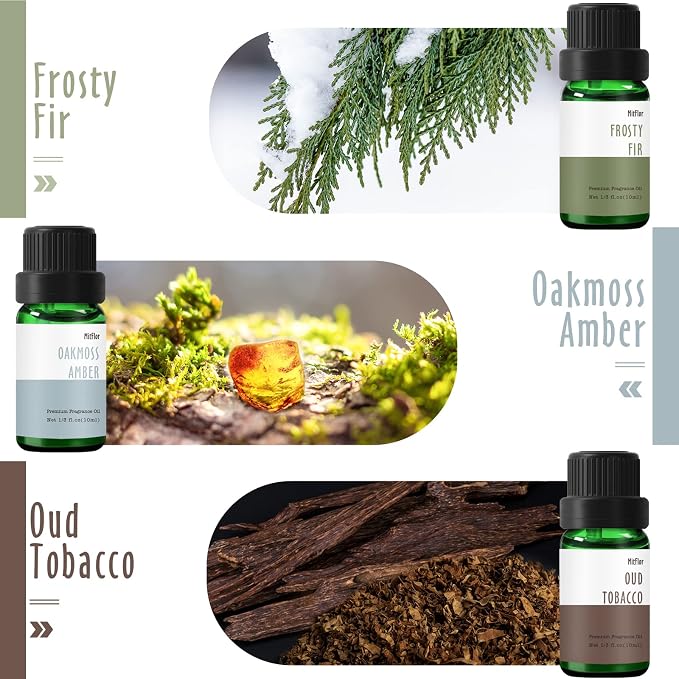 Fragrance Oil, MitFlor Woodland Set of Scented Essential Oils, 10ml x 6 - Image 3