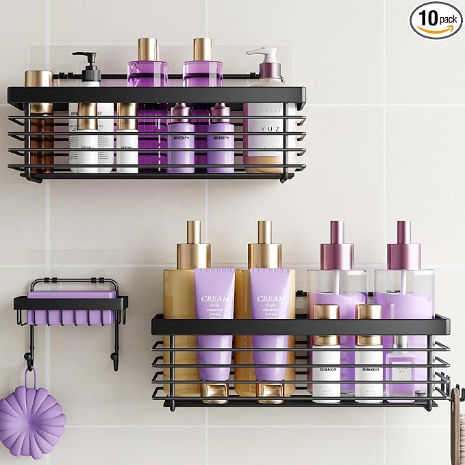 ODesign Shower Caddy 3 Pack SUS304 Stainless Steel-No Drilling-Shower Bathroom by ODesign