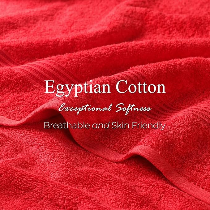 Superior Egyptian Cotton Bath Sheet Set, Oversized Towels - Image 5