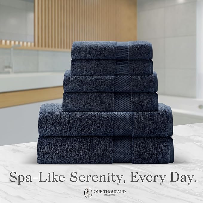 Premium Staple Cotton Bathroom Towel Set - Image 6