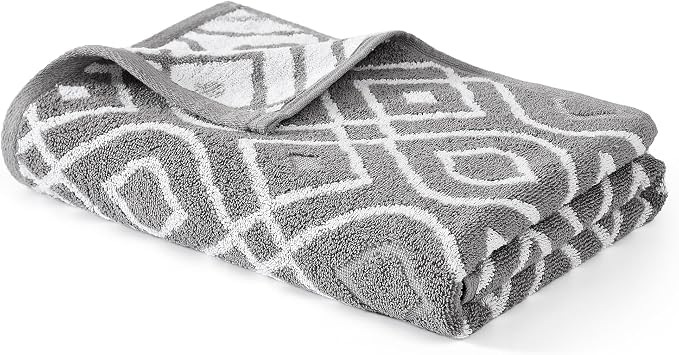 Modern Threads Oxford 6-Piece 100% Cotton Towel Set – Yarn Dyed Jacquard & - Image 6