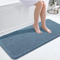 OLANLY Bathroom Rugs 47x20, Extra Soft Absorbent Chenille Bath Rugs, Rubber by OLANLY