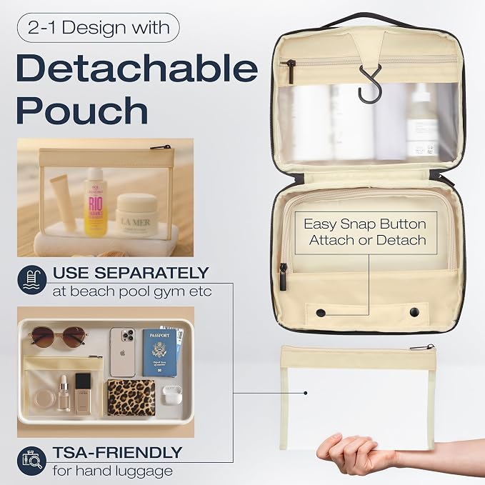 KAZAY Hanging Toiletry Bag - Image 4