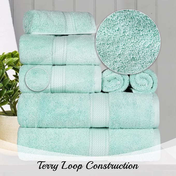 BLUENILEMILLS Madison Egyptian Cotton Towels, Towel Set - Image 8