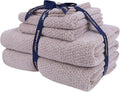 Everplush Diamond Collection 6-Piece Bath Sheet Towel Set, Soft Plush Jacquard by Everplush