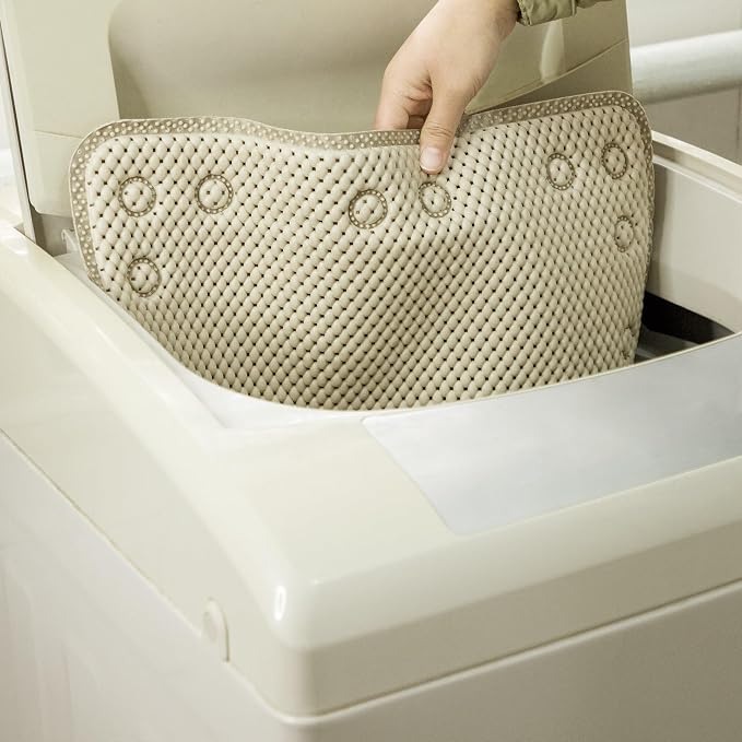 Double Layer Foam Non Slip Bathtub Mat 37x17in, More Comfortable and Thicker - Image 7