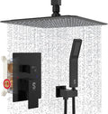 SR SUN RISE 10 Inch Ceiling Mounted Shower System Rain Mixer Shower Combo Set by SRSUNRISE