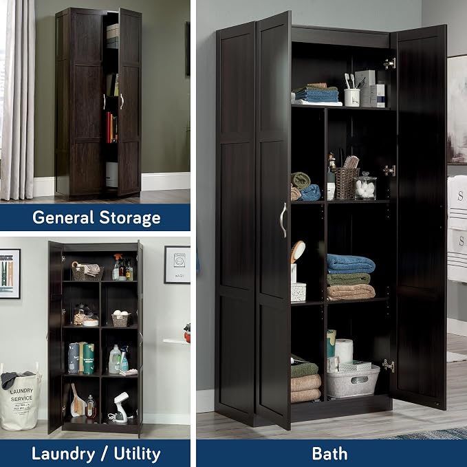 Sauder Storage Cabinet/ Pantry cabinets, 29.61 " x D: 16.02 " x H: 71.50" - Image 8