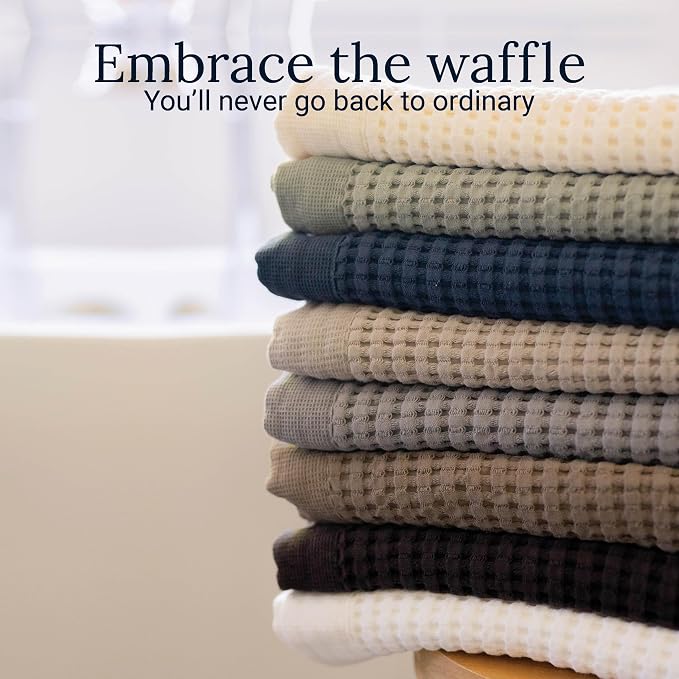 GILDEN TREE Waffle Bath Towels Wash Cloths - Image 7