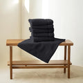 SALBAKOS 100% Turkish Cotton Hand Towel Set of 6 16x30 inch | Heirloom Quality by SALBAKOS