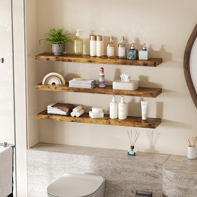 Colima Bathroom Floating Shelves - Image 4