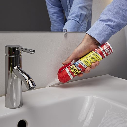 Flex Caulk, Waterproof & Weatherproof Hybrid Polymer Sealant, Baseboards - Image 4