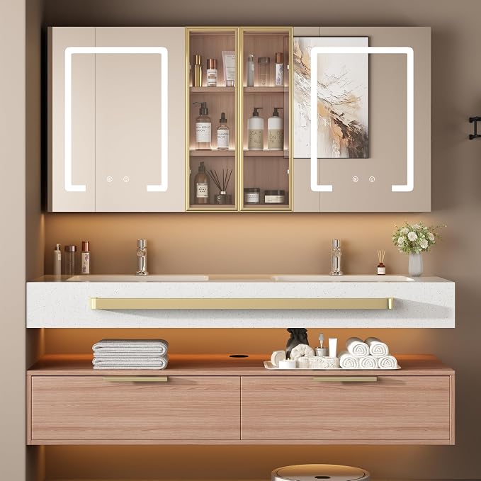 60-Inch Double Sink Vanity by Unknown