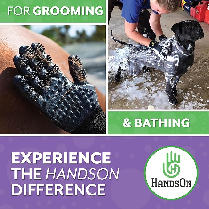 H HandsOn Pet Grooming Gloves - Image 6
