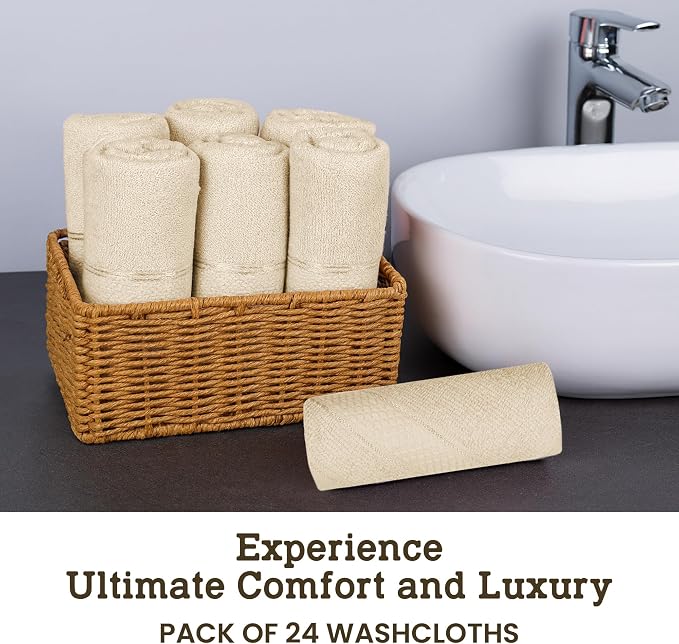 Casa Lino Face Towels & Body Wash Cloths - Image 2