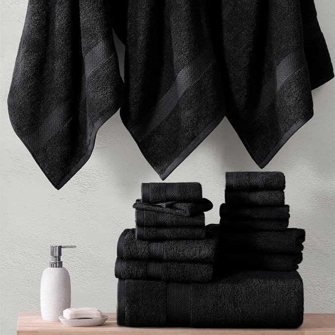 LANE LINEN 100% Cotton Luxury Bath Towel Set - Image 5