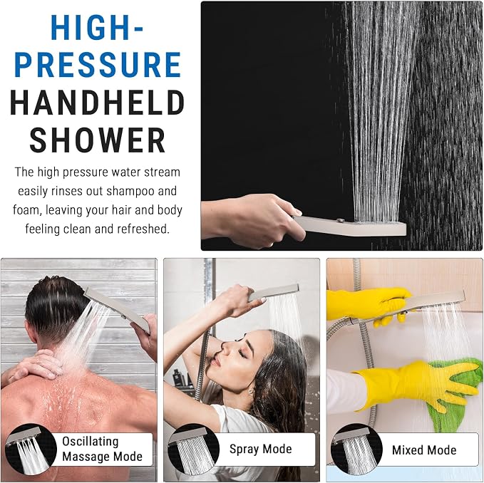 G-Promise All Metal 16 Inch Shower Head - Image 4