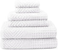 Texere 100% Organic Cotton Diamond Jacquard 700 GSM Luxury Bath Towel Sets by TexereSilk