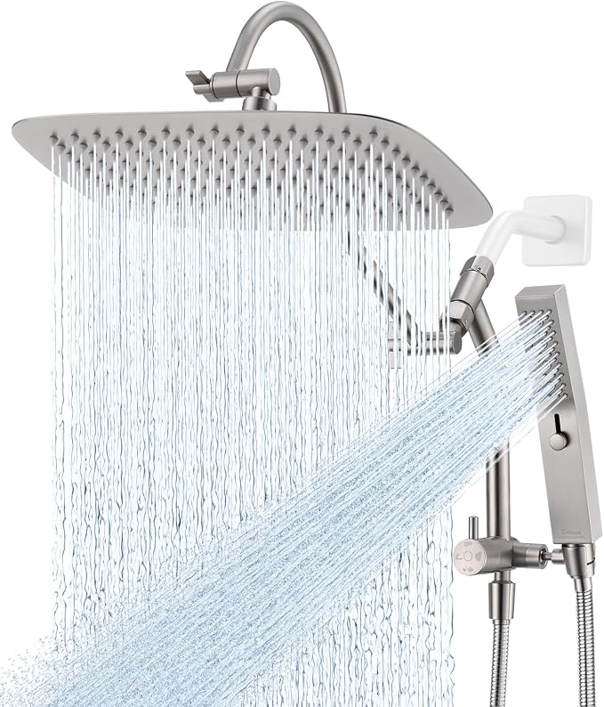 G-Promise All Metal 14 Inch Shower Head by G-Promise