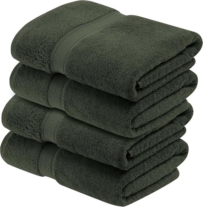 BNM Egyptian Cotton Heavyweight Towels, 800 GSM Bath Towels, Highly-Absorbent by Blue+Nile+Mills