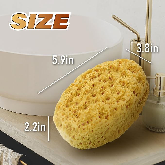 myHomeBody Bath Sponge, Foam Loofah, Body Scrubber - Image 3