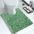 Yimobra Luxury Chenille U-Shaped Toilet Rug, Super Soft Shaggy Contour Bath Mat by Yimobra