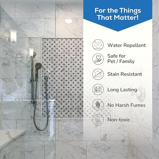 AQUA-X 16 Oz. Grout Sealer, Natural Finish, Indoor & Outdoor, Fast Dry and Long - Image 5