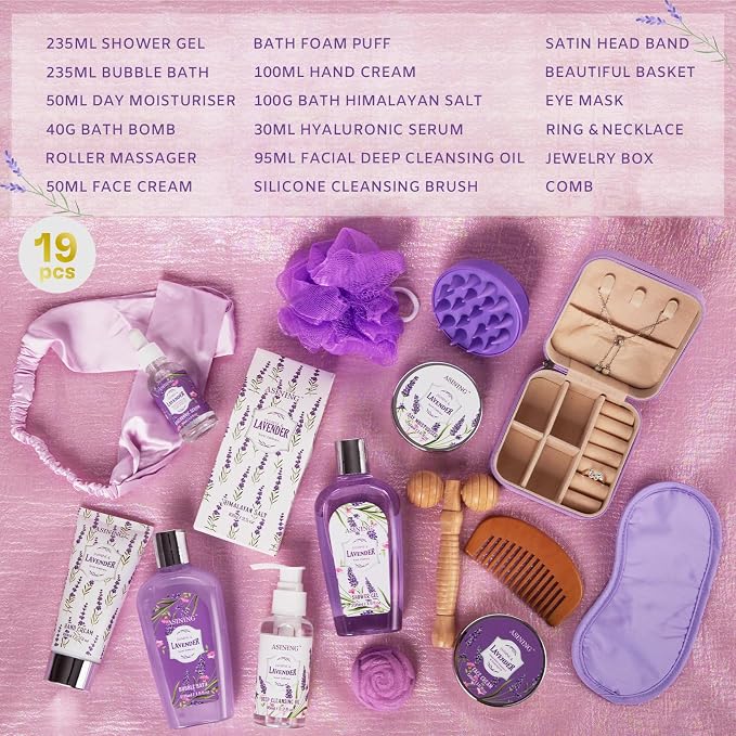Bath Gift Set for Women, Mother's Day, Valentine's Day, Home Spa Kit, Birthday - Image 2