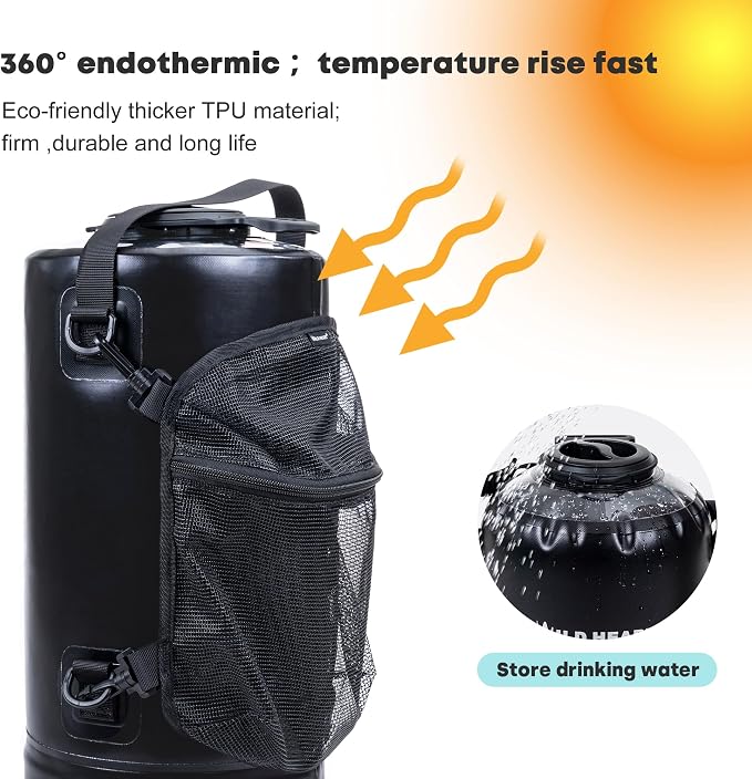 WILD HEART Camping Shower 22L/ 12L Portable Shower - Image 3