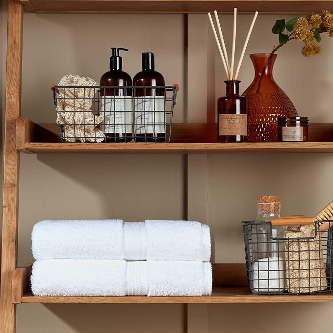 Christy Renaissance 6 Piece Towel Set | White | 100% Egyptian Cotton | - Image 2