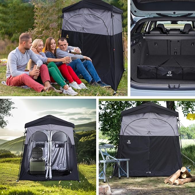 Nice C Camping Shower Tent, Instant Pop Up Privacy Changing Tent, Outdoor - Image 6