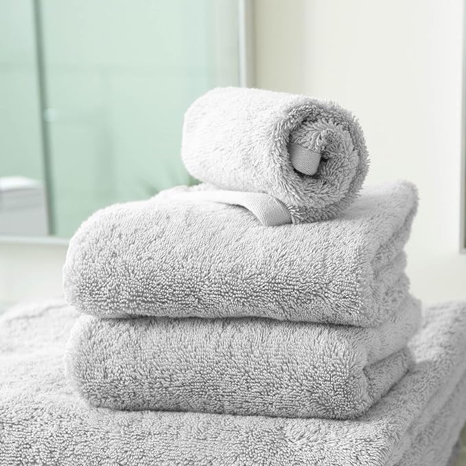 Italic Serene Ultraplush Cotton Washcloth Towel Set, 4 Soft & Absorbent Face - Image 2