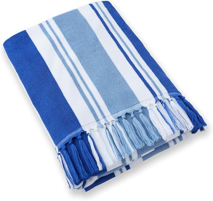 Laguna Beach Textile Co. Striped Cabana Beach Towel - Image 5