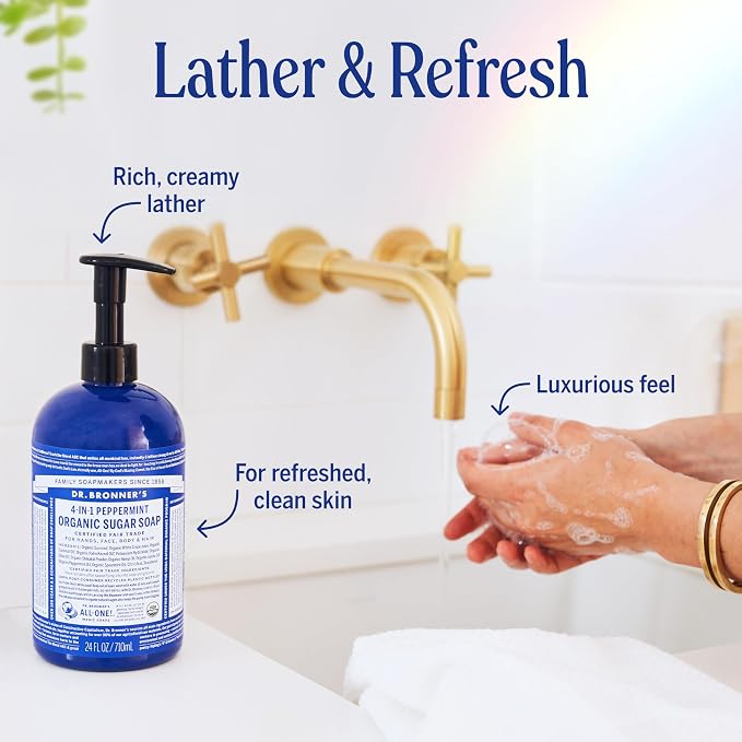 Dr. Bronner's - Organic Sugar Soap - Made - Image 5