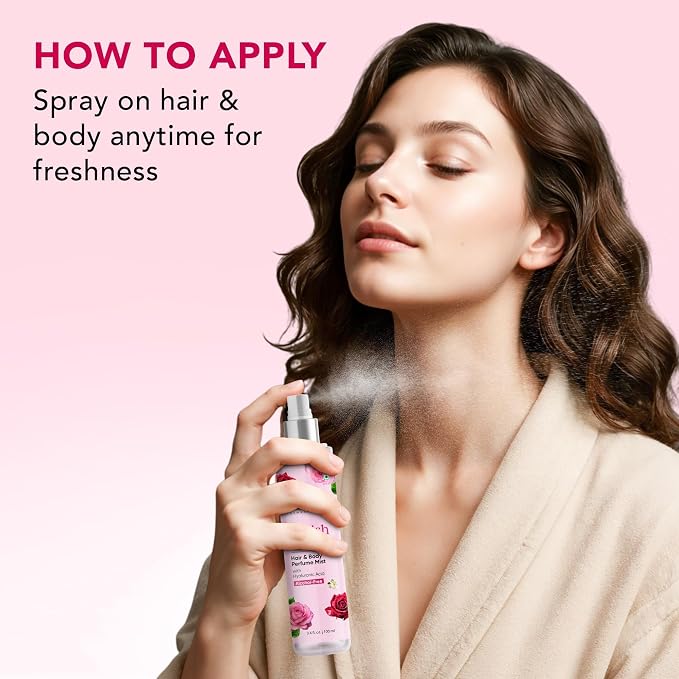 Botanic Hearth British Rose Hair Perfume & Body Perfume Mist - Image 5