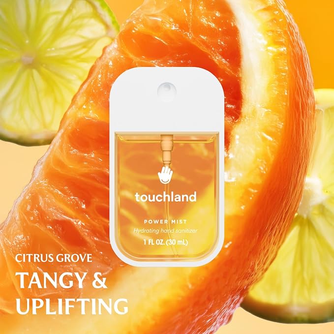 Touchland Hydrating Hand Sanitizer Spray, FRESH Trio Set, 1 FL. OZ. Travel Size - Image 3