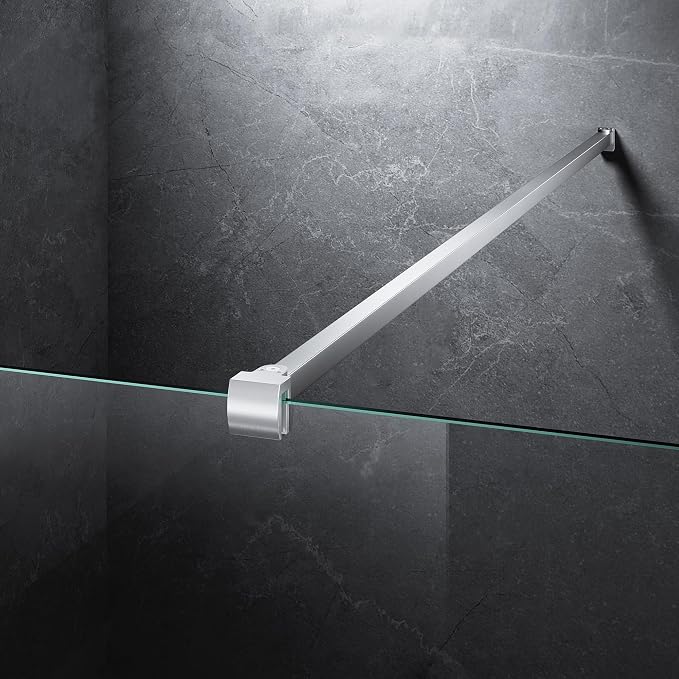 Frameless Shower Door Support Bar, Stainless Steel Wall-to-Glass Support Arm to by Unknown