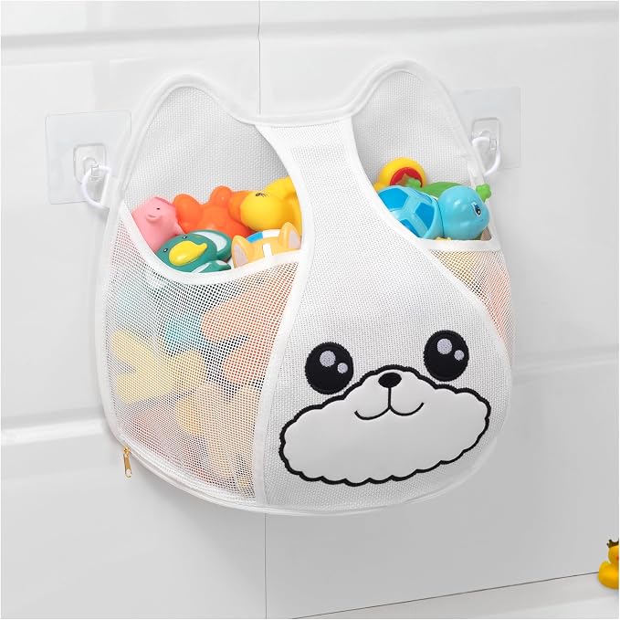 Bath Toy Storage 3.2-Gallon Hanging Bath Toy Holder by Austion