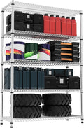 5 Tiers Shelf Metal Storage Shelves 3300 lbs Steel Storage Shelving Utility by MEIGAOPLASTICANDMETALHKCOLIMITED