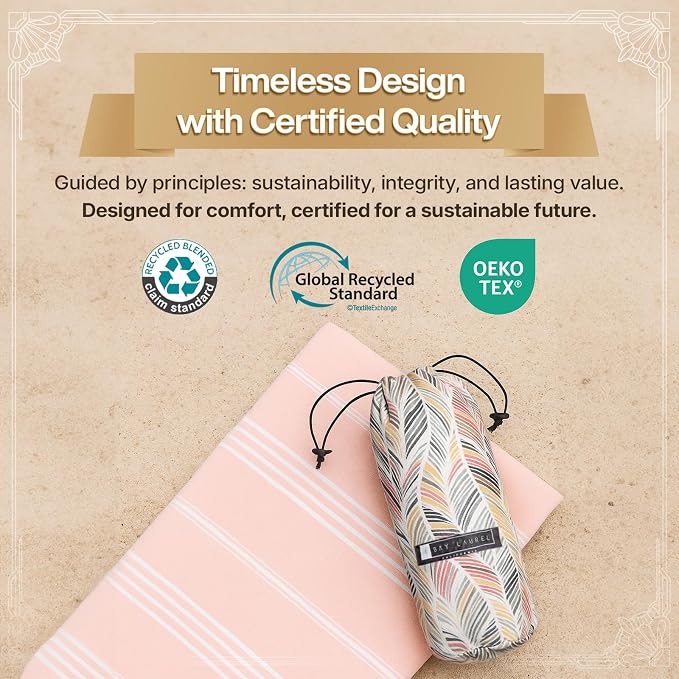 BAY LAUREL Turkish Beach Towel - Image 3