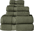 BNM Egyptian Cotton 6-Piece Towel Set, Includes 2 Face Towels, 2 Hand Towels by Blue+Nile+Mills