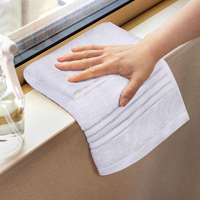 Utopia Towels - Luxury Wash Cloths Set 600 GSM 100% Cotton Ring Spun, Highly - Image 5