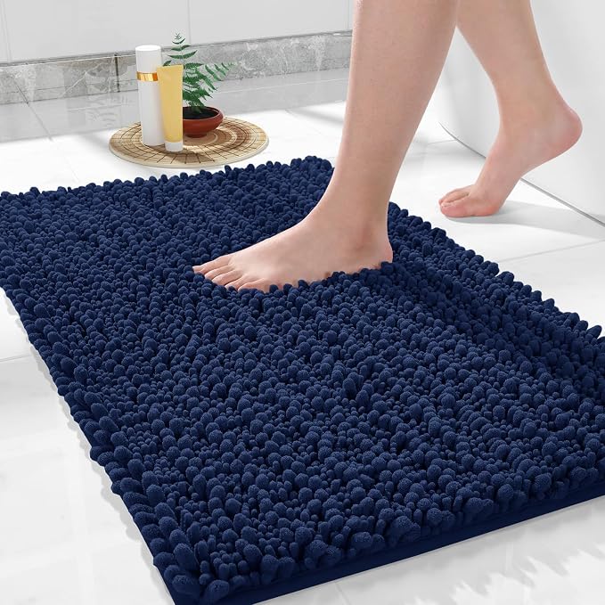 Yimobra Large Bathroom Rugs Non Slip Washable 36x24 Inch by Yimobra