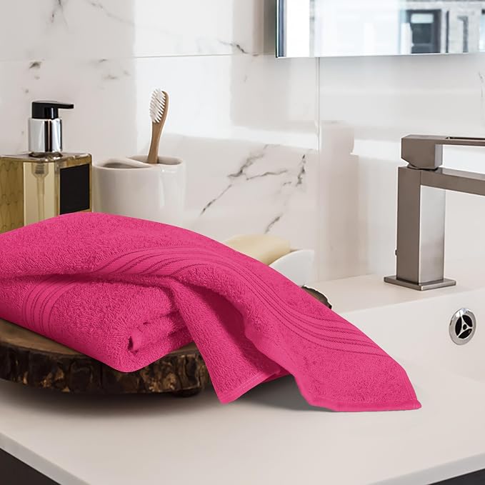 BOUTIQUO Ultra Soft Cotton 6 -Piece Hand Towel Set 16x24 Inch, Spa & General - Image 3