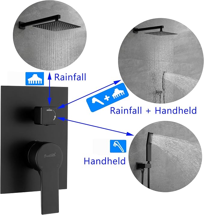 SHAMANDA Luxury Shower Set, Bathroom Single Handle Shower Faucet - Image 4