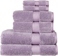 Christy Supreme Hygro 6 Piece Towel Set | Lavender | 100% Luxury Supima Cotton by Christy