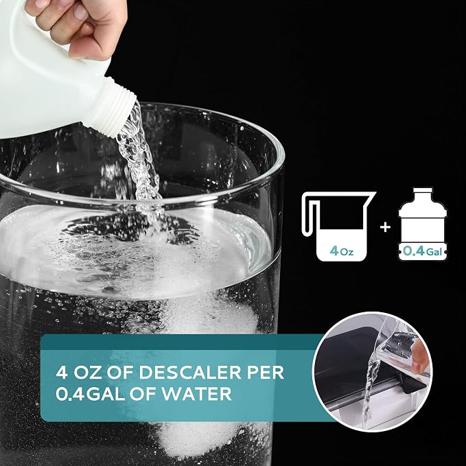 EUHOMY 32 Uses Ice Machine Cleaner Descaler, 128 Fl OZ Ice Maker Cleaner - Image 6